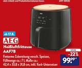 Heißluftfritteuse AAF7B von AEG im aktuellen ALDI SÜD Prospekt