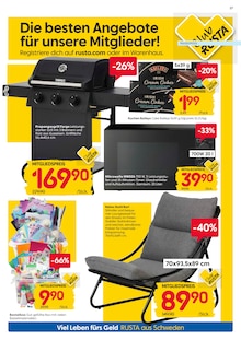 Gasgrill im aktuellen Rusta Prospekt (Bremen) Gasgrill im Rusta Prospekt "Willkommen zu Hause in Schweden!" mit 18 Seiten (Bremen)