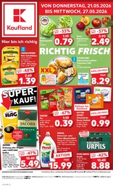 Aktueller Kaufland Prospekt mit Gemüse, "Hier bin ich richtig", Seite 1