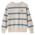 Ernstings family Essen - Jungen Sweatshirt mit Streifen Angebot im Prospekt Jungen Sweatshirt mit Streifen bei Ernstings family im Essen Prospekt für 15,99 €