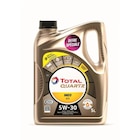 Huile moteur totalenergies quartz ineo ecs 5w30 essence et diesel 5 l - TOTAL - Norauto à Quimper Huile moteur totalenergies quartz ineo ecs 5w30 essence et diesel 5 l - TOTAL en promo chez Norauto Quimper à 48,59 €