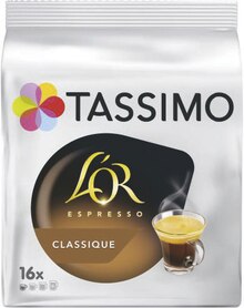 Dosettes café classique tassimo espresso - Spar à Montigny-le-Bretonneux Dosettes café classique tassimo espresso en promo chez Spar Montigny-le-Bretonneux à 3,66 €