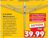 Wäschespinne Angebote von K-CLASSIC bei Kaufland Bietigheim-Bissingen für 39,99 €