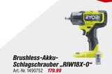 Aktuelle Bohrmaschine Angebote bei toom Baumarkt in Salzgitter Aktuelles Brushless-Akku-Schlagschrauber „RIW18X-0“ Angebot bei toom Baumarkt in Salzgitter ab 179,99 €