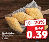 Aktuelles Käsebrötchen Angebot bei Kaufland in Magdeburg ab 0,39 €