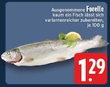 EDEKA - Forelle Angebot im Prospekt Forelle bei EDEKA im Prospekt "" für 1,29 €