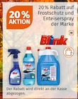 20 % Rabatt auf Frostschutz und Enteiserspray der Marke. Angebote von Blink bei Müller Celle