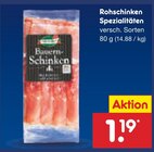 Rohschinken im Netto Marken-Discount Prospekt Rohschinken Spezialitäten im aktuellen Netto Marken-Discount Prospekt für 1,19 €