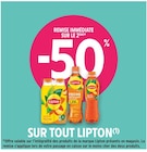 Promo - 50 % REMISE IMMÉDIATE SUR LE 2ÈME à  dans le catalogue Intermarché à Saint-Georges-Nigremont