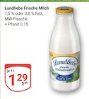 Frische Milch 1,5 % Fett im Angebot bei GLOBUS in Krefeld Frische Milch 1,5 % Fett Angebote von Landliebe bei GLOBUS Krefeld für 1,29 €