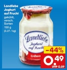 Aktuelles Joghurt auf Frucht Angebot bei Netto Marken-Discount in Frankfurt (Main) ab 0,49 €
