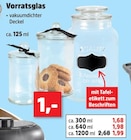 Vorratsglas für 1,00 € bei Thomas Philipps im Angebot Vorratsglas im aktuellen Thomas Philipps Prospekt