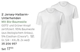 2 Jersey-Halbarm-Unterhemden im aktuellen Tchibo im Supermarkt Prospekt für 17,99 €