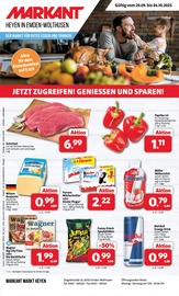 Aktueller Markant Nordwest Prospekt mit Fleisch, "DER MARKT FÜR GUTES ESSEN UND TRINKEN", Seite 1