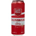 Bière blonde - SAER BRAU en promo chez Carrefour Market Bagneux à 0,69 €