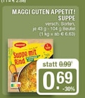 Guten Appetit! Suppe im Angebot bei EDEKA in Haltern am See Guten Appetit! Suppe Angebote von Maggi bei EDEKA Haltern am See für 0,69 €