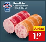 Bierschinken Classic Angebote von Wolf bei Netto Marken-Discount Mühlhausen für 1,19 €