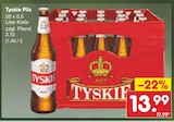 Aktuelles Tyskie Pils Angebot bei Netto Marken-Discount in Kleve ab 13,99 €