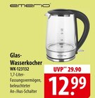 Glas-Wasserkocher Angebote von Emerio bei famila Nordost Celle für 12,99 €