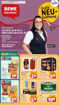 REWE Prospekt der Woche "Dein Markt" Seite 1, 26.05.2026 bis 30.05.2026 für Oerlinghausen Aktueller REWE Prospekt "Dein Markt" Seite 1 von 30 Seiten für Oerlinghausen