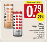 High Energy Drink Angebote von Effect bei WEZ Bad Oeynhausen für 0,79 €