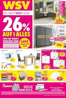 Bettdecke im SB Möbel Boss Prospekt "SO GEHT WSV 2026!" mit 4 Seiten (Halle (Saale))