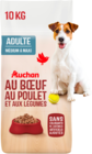 CROQUETTES POUR CHIEN MEDIUM MAXI AU BOEUF, POULET ET LÉGUMES AUCHAN - AUCHAN - Auchan Hypermarché à Lyon CROQUETTES POUR CHIEN MEDIUM MAXI AU BOEUF, POULET ET LÉGUMES AUCHAN - AUCHAN en promo chez Auchan Hypermarché Lyon à 13,00 €