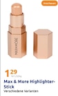 Highlighter-Stick im Angebot bei Action in Göttingen Highlighter-Stick Angebote von MAX & MORE bei Action Göttingen für 1,29 €