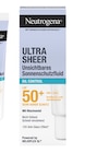 Ultra Sheer Sonnenschutzfluid Hydration LSF 50 oder Oil Control LSF 50+ von Neutrogena im aktuellen Rossmann Prospekt für 9,60 €