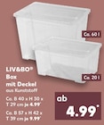 Box mit Deckel von LIV&BO im aktuellen Kaufland Prospekt