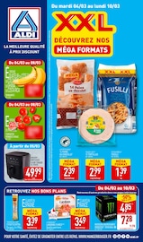 Catalogue Discount Alimentaire Aldi en cours à Orx et alentours, "XXL DÉCOUVREZ NOS MÉGAS FORMATS", 28 pages, 04/03/2025 - 10/03/2025