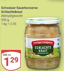 Schlachtekraut von Thüringer Landgarten für 1,29 € bei GLOBUS im Angebot Schlachtekraut von Thüringer Landgarten im aktuellen GLOBUS Prospekt