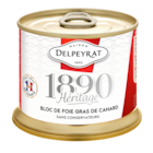 Bloc de Foie gras de Canard - DELPEYRAT en promo chez Carrefour Saint-Maur-des-Fossés à 9,17 €