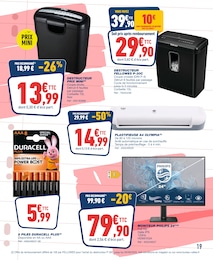 Offre Plastifieuse dans le catalogue Bureau Vallée du moment à la page 19
