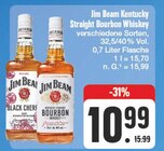 Kentucky Straight Bourbon Whiskey Angebote von Jim Beam bei EDEKA Hof für 10,99 €