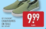 Chaussures en toile - UP 2 FASHION - Aldi à Le Cannet Chaussures en toile - UP 2 FASHION en promo chez Aldi Le Cannet à 9,99 €
