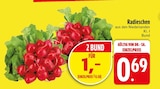 Radieschen im EDEKA Prospekt Radieschen von im aktuellen EDEKA Prospekt für 0,69 €