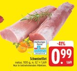 Schweinefilet Angebote bei EDEKA Freital für 0,99 €
