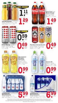 Coca Cola im EDEKA Prospekt "Aktuelle Angebote" mit 59 Seiten (Offenbach (Main))