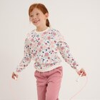Sweat col rond manches longues beige fille - La Halle Sweat col rond manches longues beige fille à 7,99 € dans le catalogue La Halle