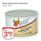 GLOBUS Ludwigshafen - Hausmacher Leberwurst Angebot im Prospekt Hausmacher Leberwurst bei GLOBUS im Ludwigshafen Prospekt für 3,99 €