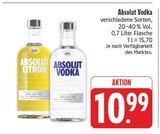 Vodka im Angebot bei EDEKA in Freital Vodka Angebote von Absolut bei EDEKA Freital für 10,99 €