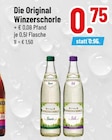 Winzerschorle im Trinkgut Prospekt zum Preis von 0,75 €