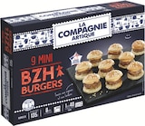 9 Mini BZH Burgers - LA COMPAGNIE ARTIQUE - Intermarché Super à Plouzané 9 Mini BZH Burgers - LA COMPAGNIE ARTIQUE en promo chez Intermarché Super Plouzané à 5,60 €