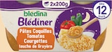 Blédîner Bols Pâtes Coquilles Tomates Courgettes Touche de Gruyère Dès 12 Mois - BLÉDINA - Intermarché Hyper Blédîner Bols Pâtes Coquilles Tomates Courgettes Touche de Gruyère Dès 12 Mois - BLÉDINA à 1,09 € dans le catalogue Intermarché Hyper