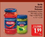 Pesto im Angebot bei Marktkauf in Görlitz Pesto Angebote von Barilla bei Marktkauf Görlitz für 1,99 €