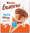 Cône glacé bueno classic x4 - Kinder - Intermarché à Saint-Denis Cône glacé bueno classic x4 - Kinder en promo chez Intermarché Saint-Denis à 1,82 €