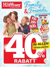 Höffner Möbel & Einrichtung Prospekt der aktuellen Woche mit 16 Seiten, gültig von 27.09.2023 bis 04.10.2023, in Lippstadt und Umgebung Aktueller Höffner Möbel & Einrichtung Prospekt in Lippstadt und Umgebung, "Family & Friends" mit 16 Seiten, 27.09.2023 - 04.10.2023
