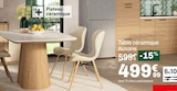 Table céramique Auxane en promo chez But Table céramique Auxane dans le catalogue But