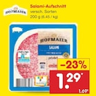 Netto Marken-Discount Zwischendeich - Salami-Aufschnitt Angebot im Prospekt Salami-Aufschnitt bei Netto Marken-Discount im Zwischendeich Prospekt für 1,29 €